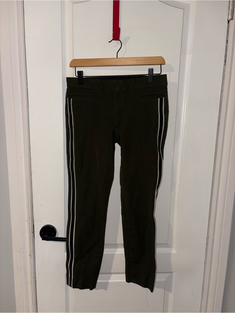 Banana Republic | Green Striped Pants | Size 2
